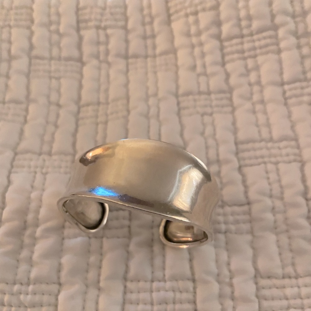 Sterling silver cuff bracelet